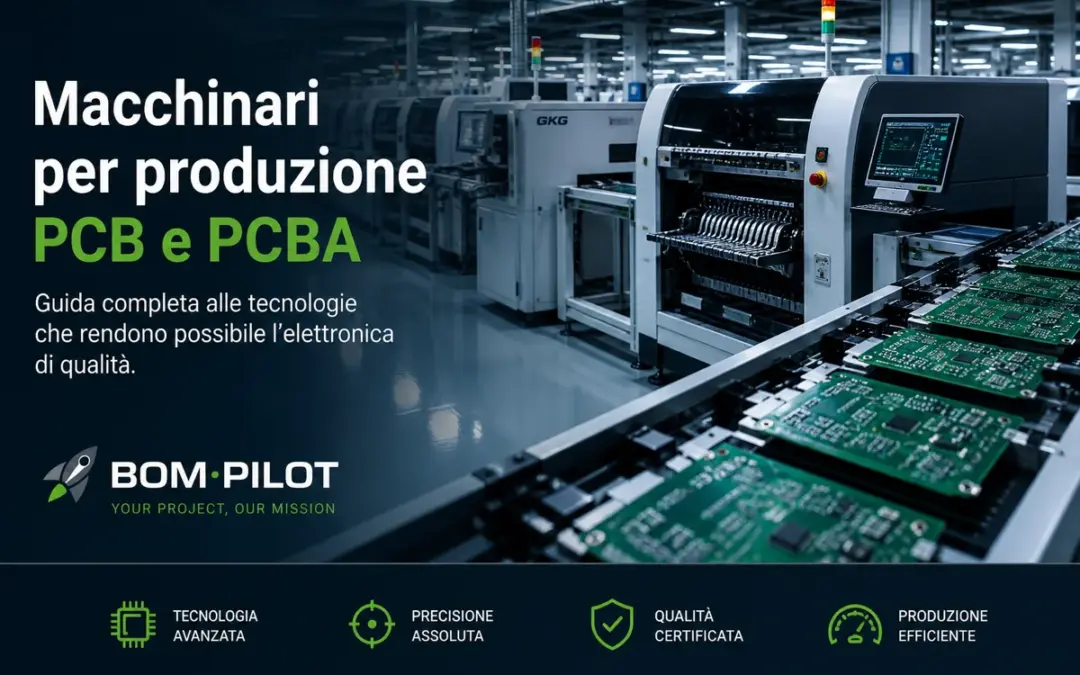 Macchinari per produzione PCB/PCBA: guida alla produzione elettronica