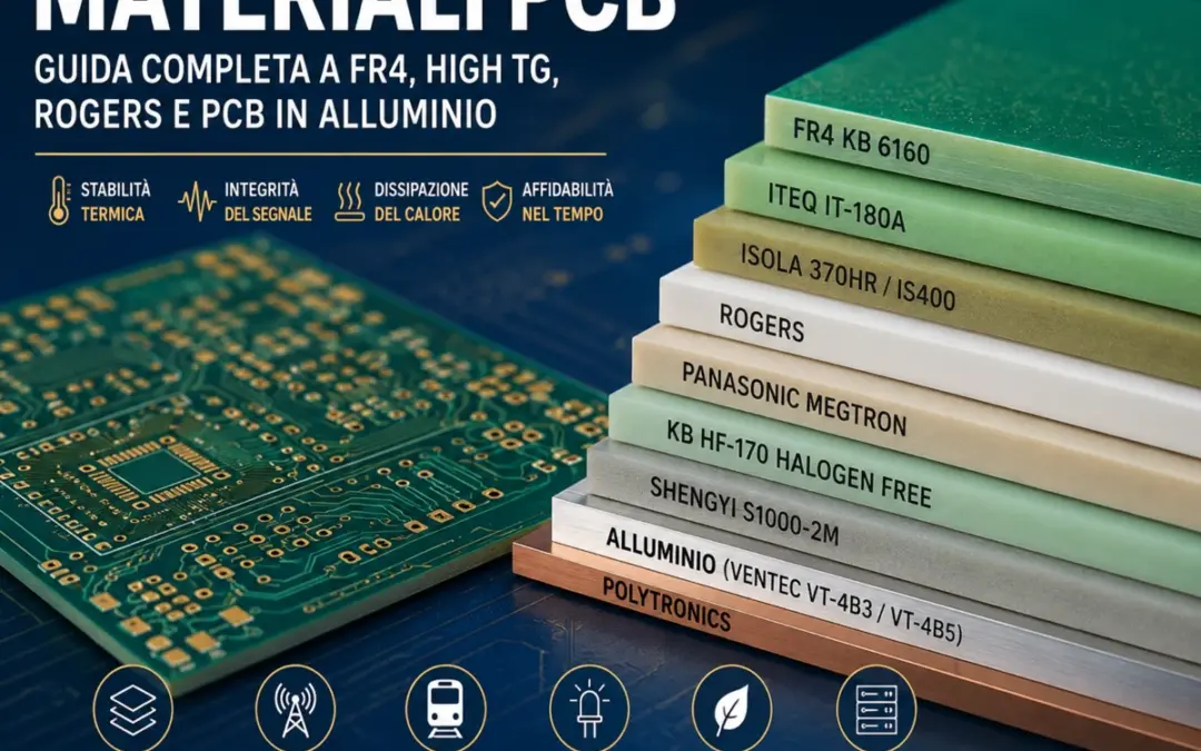 Guida ai materiali PCB: come scegliere il laminato corretto per circuiti stampati affidabili